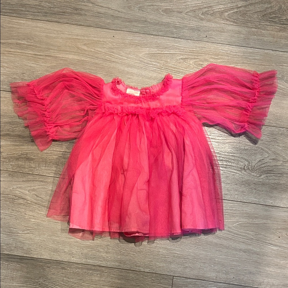 First Impressions Pink‎ Lace/Tulle Dress Size 24 months